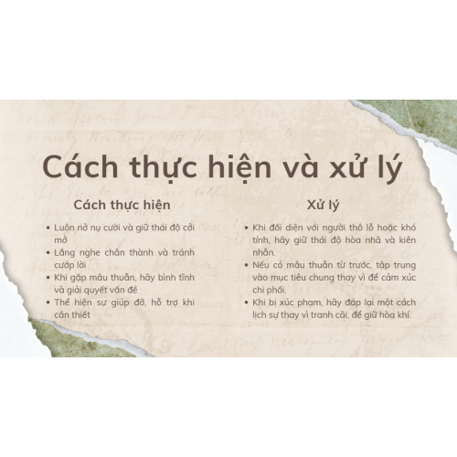 4. Cách thực hiện, xử lý